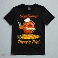 Skip Dinner There's Pie Turkey Thanksgiving T-Shirt thumb 5