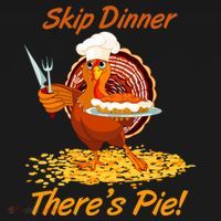 Skip Dinner There's Pie Turkey Thanksgiving Visor thumb 3