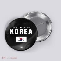 South Korea Korean Flag Gift Souvenir Button thumb 0
