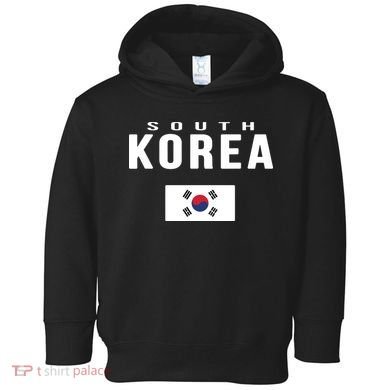 South Korea Korean Flag Gift Souvenir Toddler Hoodie