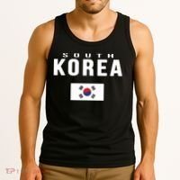 South Korea Korean Flag Gift Souvenir Tank Top thumb 3