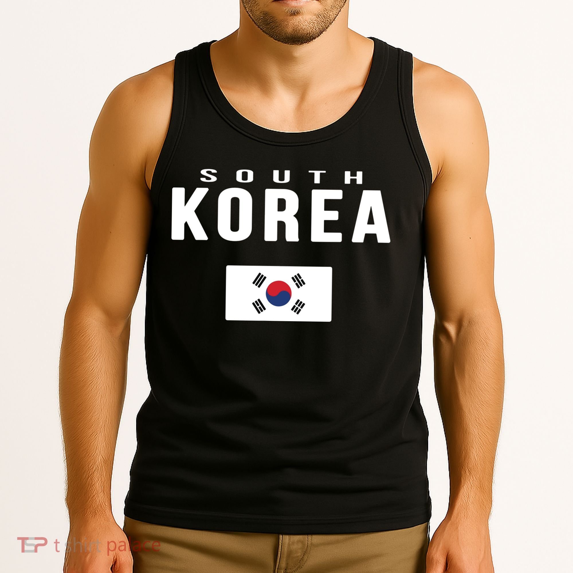 South Korea Korean Flag Gift Souvenir Tank Top
