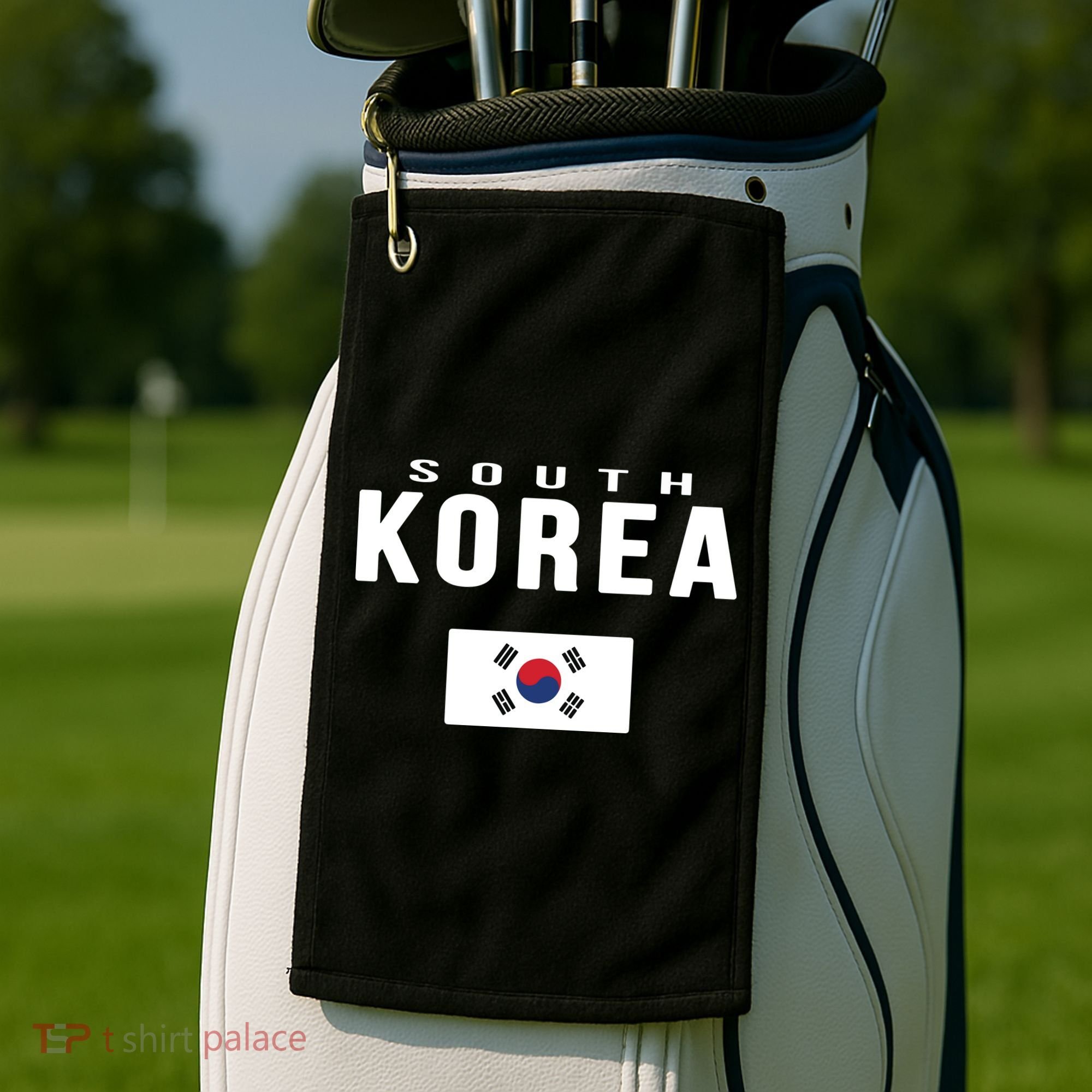 South Korea Korean Flag Gift Souvenir Golf Towel