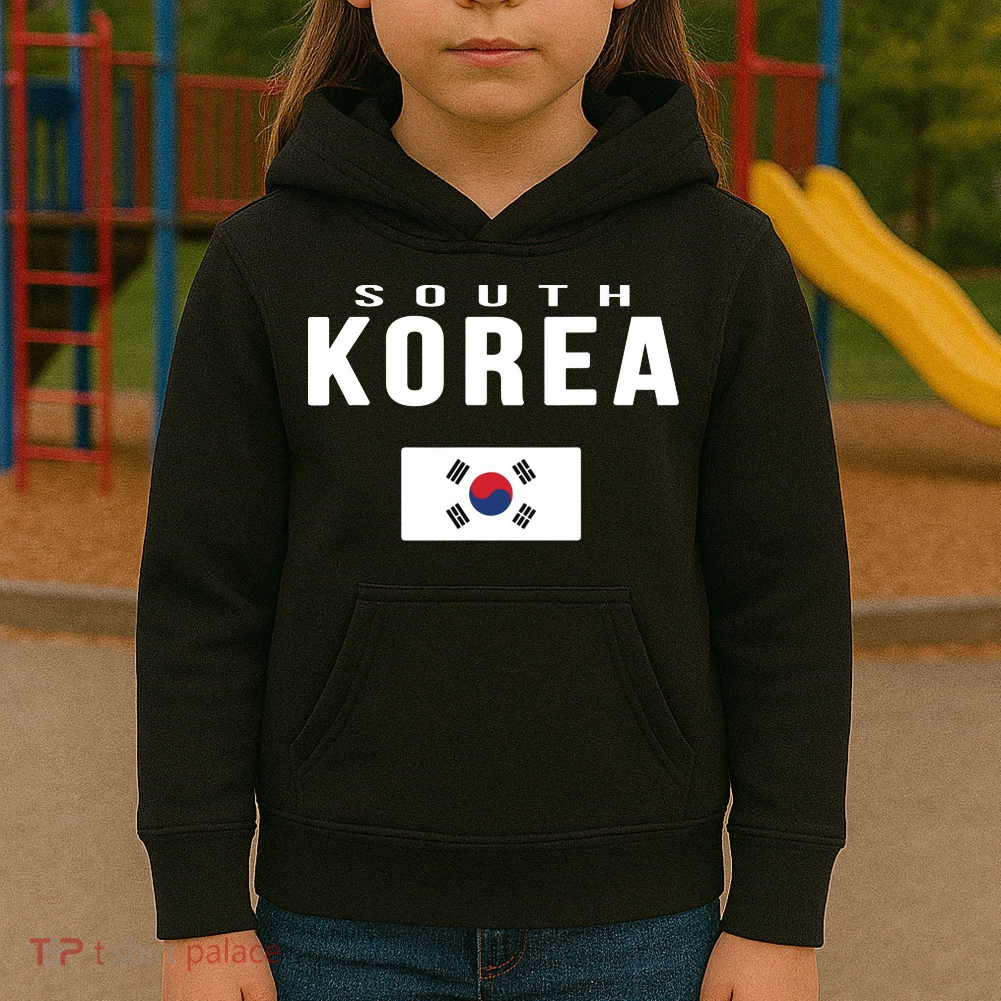 South Korea Korean Flag Gift Souvenir Kids Hoodie