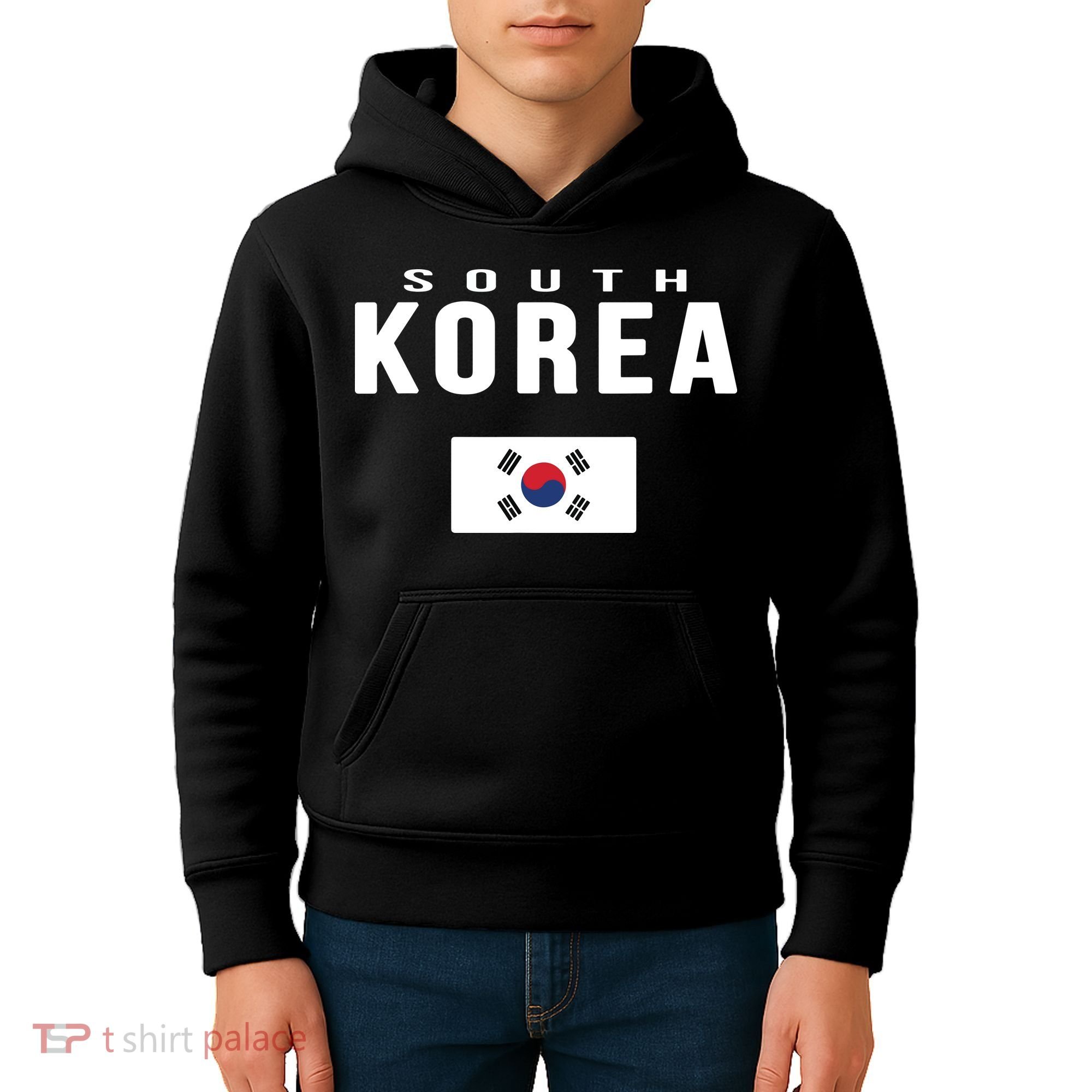 South Korea Korean Flag Gift Souvenir Kids Hoodie