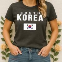 South Korea Korean Flag Gift Souvenir Women's T-Shirt thumb 2