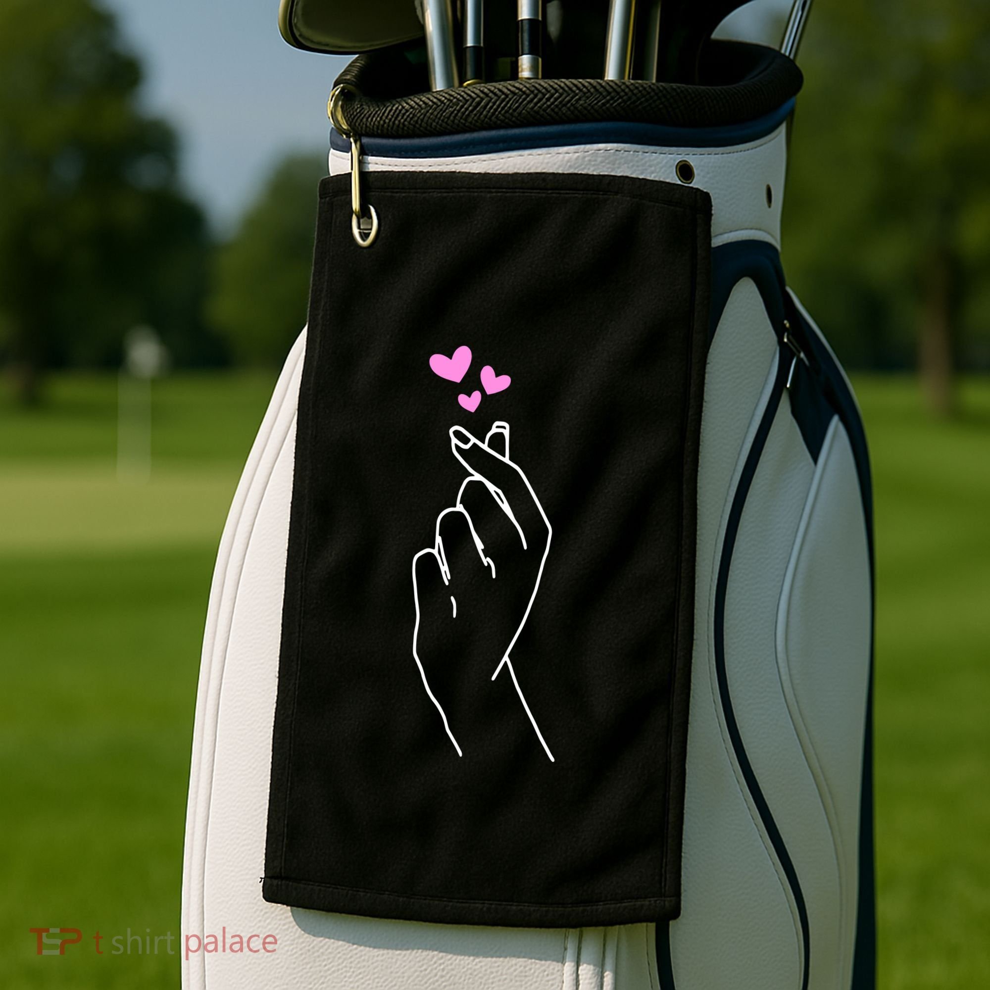 Saranghae Korean Kdrama Lovers Golf Towel