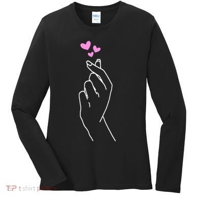 Saranghae Korean Kdrama Lovers Women's Long Sleeve Shirt