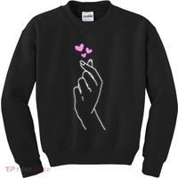 Saranghae Korean Kdrama Lovers Kids Sweatshirt thumb 0
