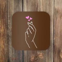 Saranghae Korean Kdrama Lovers Coaster thumb 0