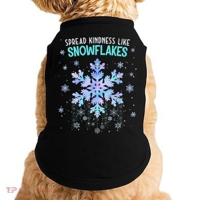 Spread Kindness Like Snowflakes Christmas Teacher Unity Day Doggie Tank