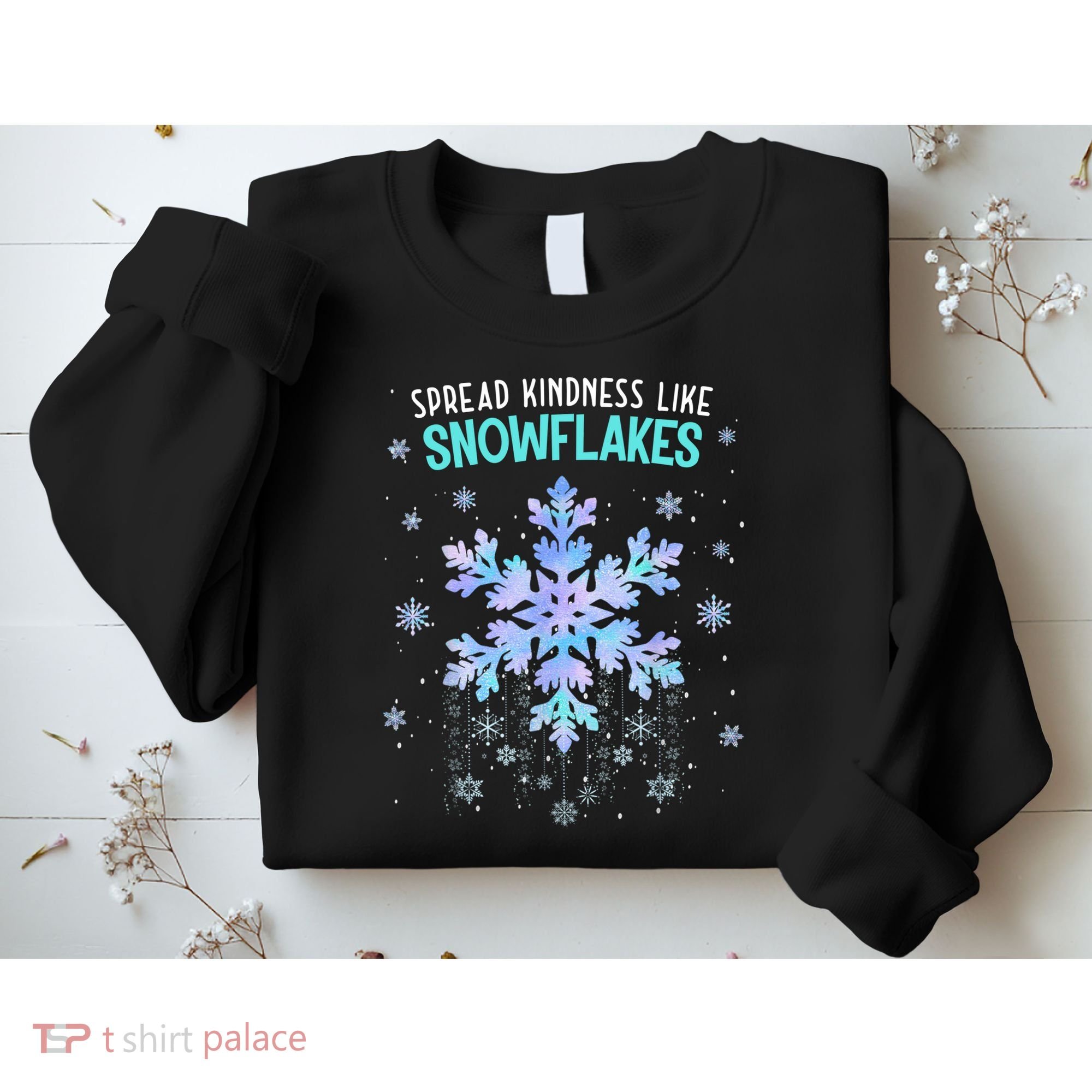Spread Kindness Like Snowflakes Christmas Teacher Unity Day Sweatshirt