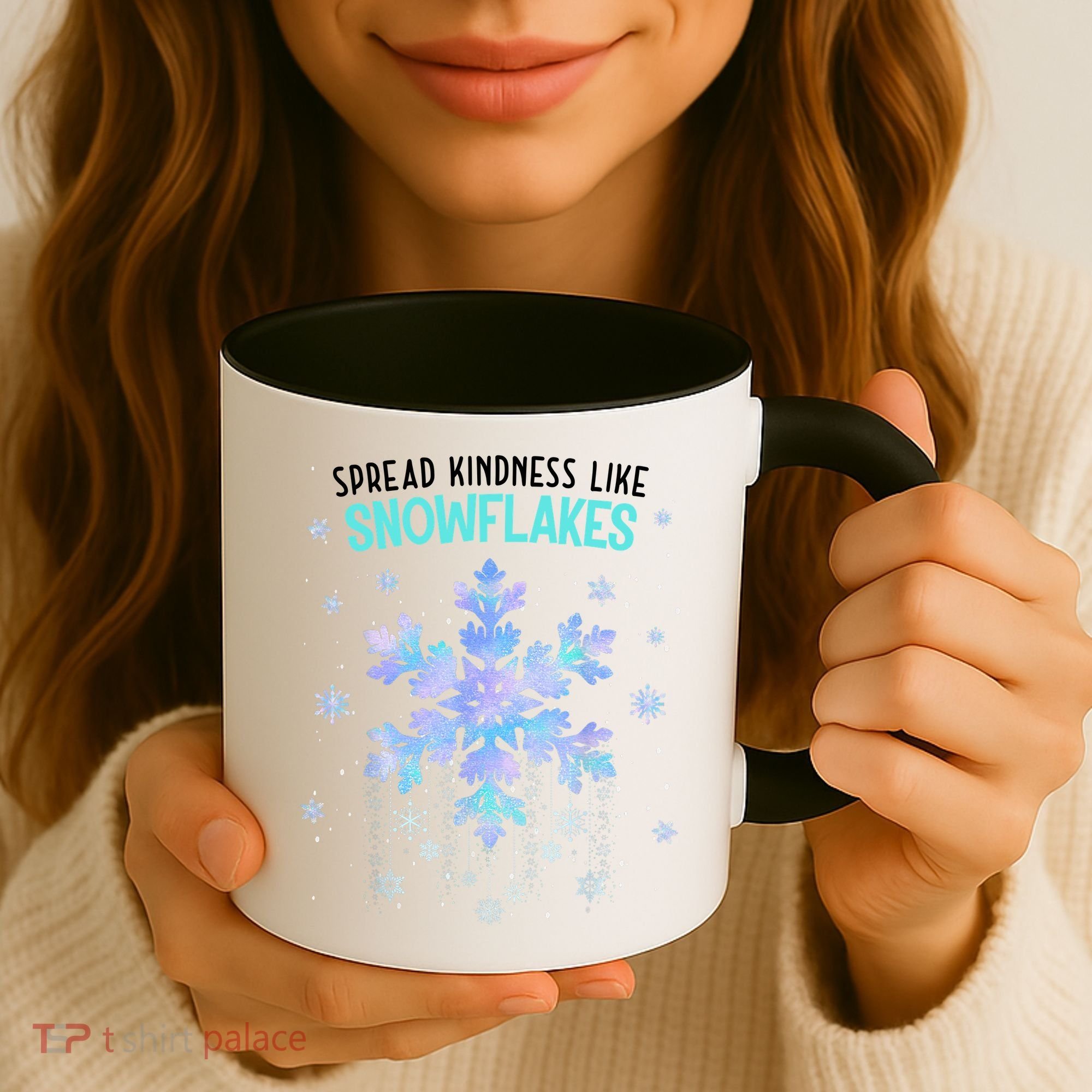 Spread Kindness Like Snowflakes Christmas Teacher Unity Day Coffee Mug