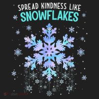 Spread Kindness Like Snowflakes Christmas Teacher Unity Day Beanie thumb 2