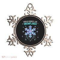 Spread Kindness Like Snowflakes Christmas Teacher Unity Day Ornament thumb 0
