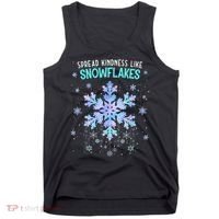 Spread Kindness Like Snowflakes Christmas Teacher Unity Day Tank Top thumb 0