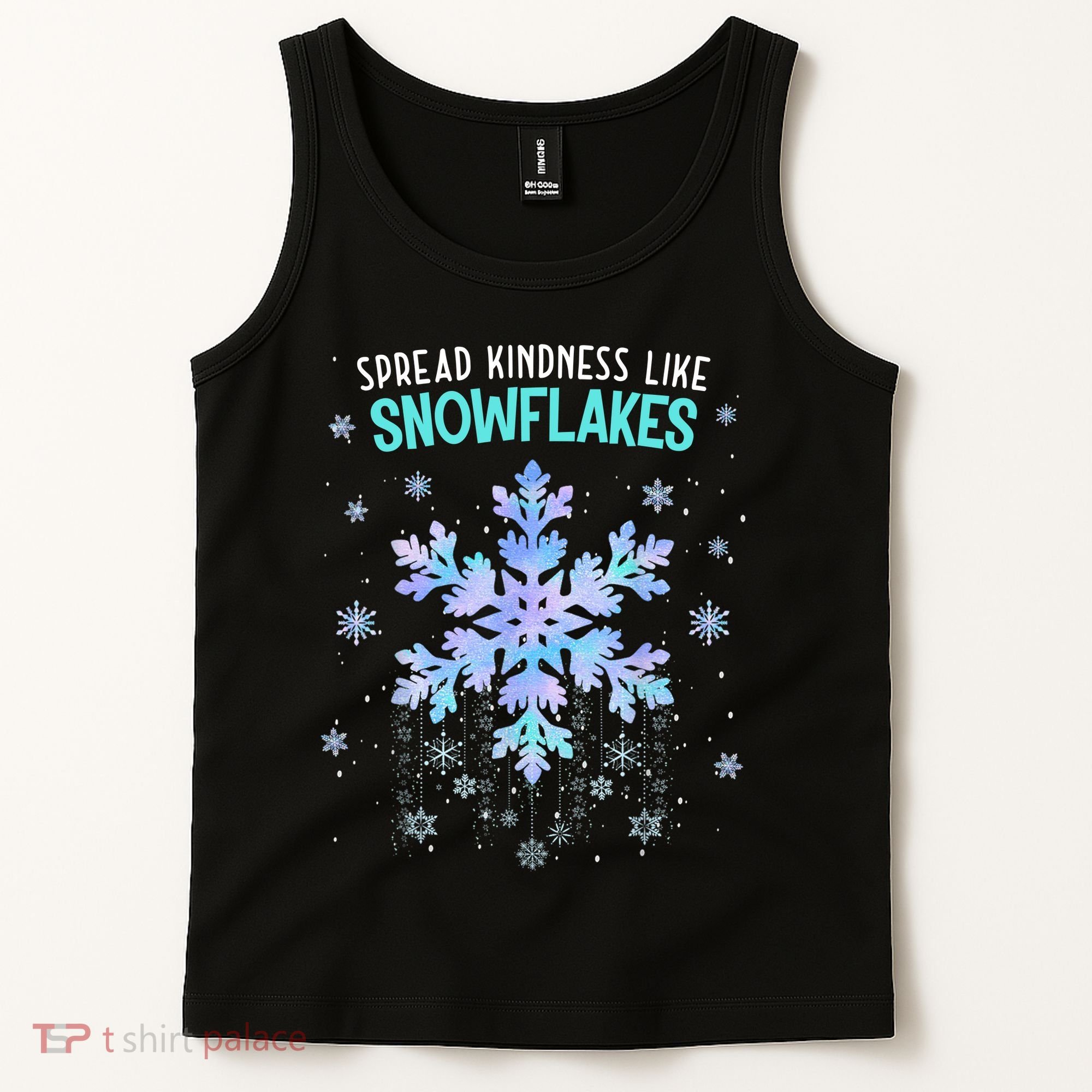 Spread Kindness Like Snowflakes Christmas Teacher Unity Day Tank Top