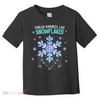 Spread Kindness Like Snowflakes Christmas Teacher Unity Day Toddler T-Shirt thumb 0
