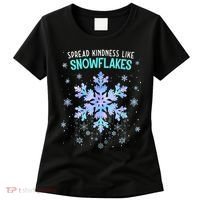 Spread Kindness Like Snowflakes Christmas Teacher Unity Day Women's T-Shirt thumb 0