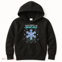 Spread Kindness Like Snowflakes Christmas Teacher Unity Day Kids Hoodie thumb 0