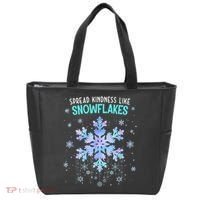 Spread Kindness Like Snowflakes Christmas Teacher Unity Day Tote Bag thumb 0