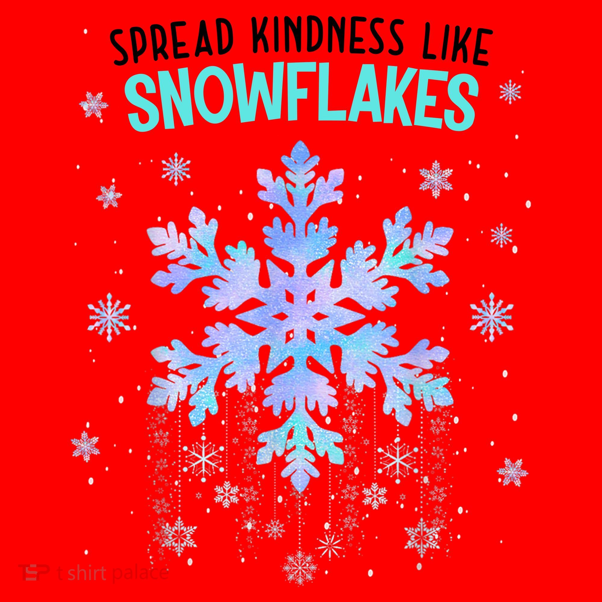 Spread Kindness Like Snowflakes Christmas Teacher Unity Day Santa Hat