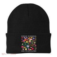SPREAD KINDNESS LIKE WILDFLOWERS Love Happiness Flowers Beanie thumb 0