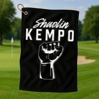 Shaolin Kempo Martial Arts Karate Kenpo Golf Towel thumb 1