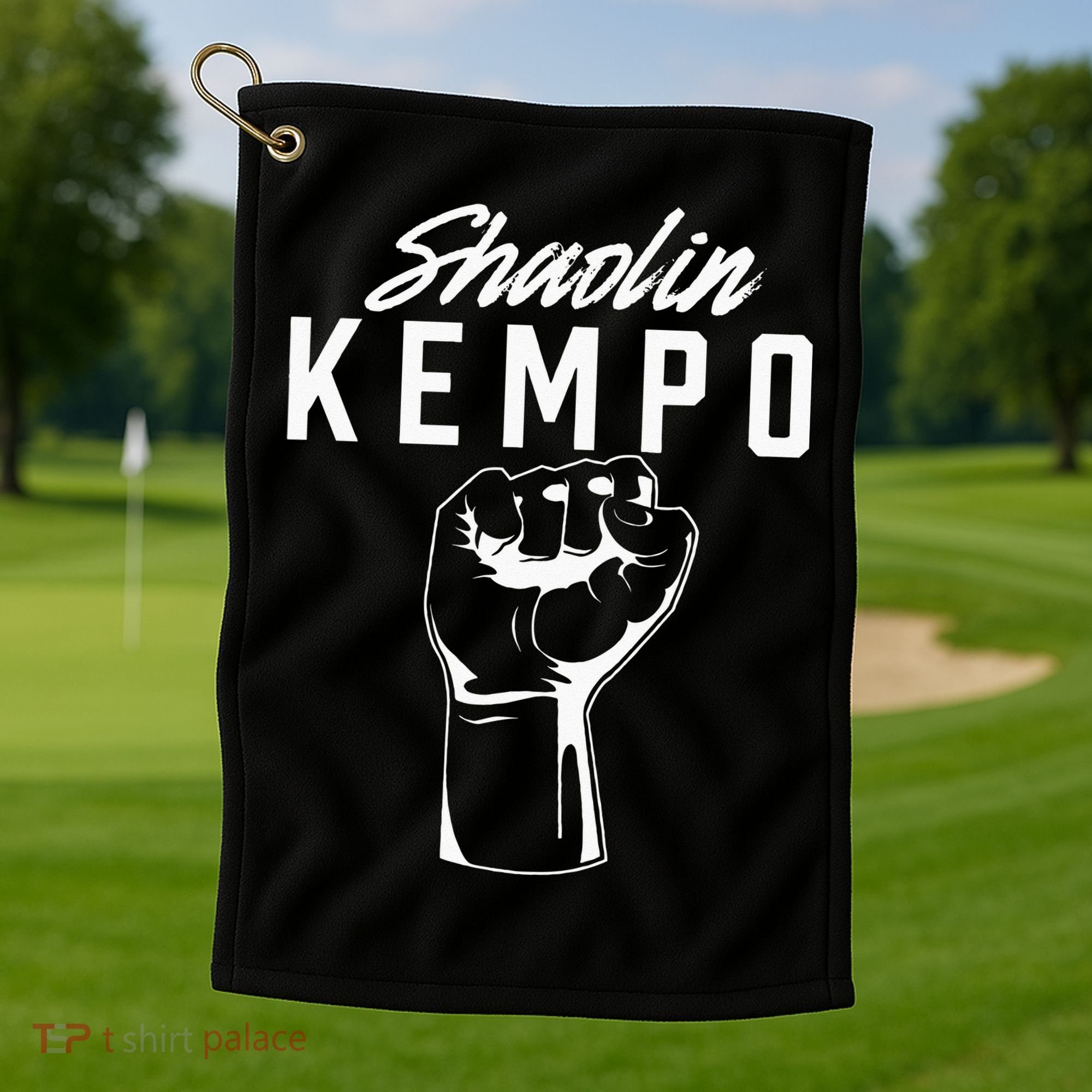 Shaolin Kempo Martial Arts Karate Kenpo Golf Towel