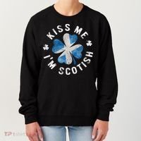 Scotland Kissing Me I'm Scottish Tee St Patrick's Day Women's Sweatshirt thumb 0