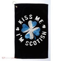 Scotland Kissing Me I'm Scottish Tee St Patrick's Day Golf Towel thumb 0
