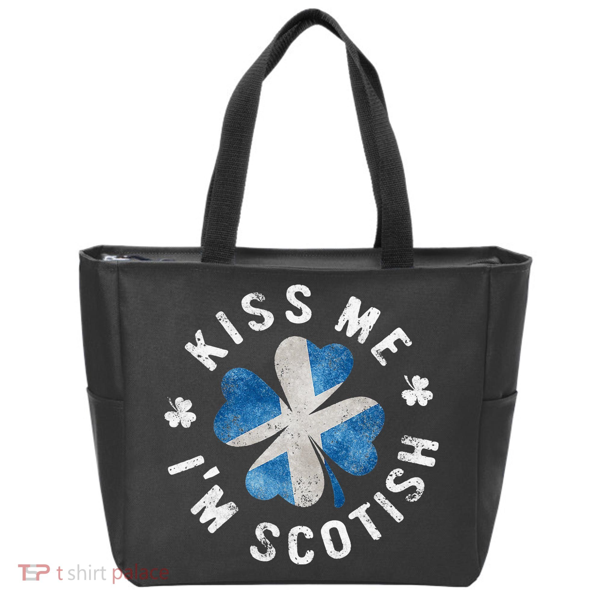Scotland Kissing Me I'm Scottish Tee St Patrick's Day Tote Bag
