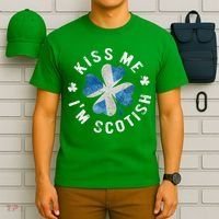 Scotland Kissing Me I'm Scottish Tee St Patrick's Day T-Shirt thumb 6