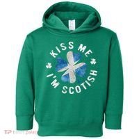 Scotland Kissing Me I'm Scottish Tee St Patrick's Day Toddler Hoodie thumb 0