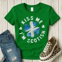 Scotland Kissing Me I'm Scottish Tee St Patrick's Day Women's T-Shirt thumb 3