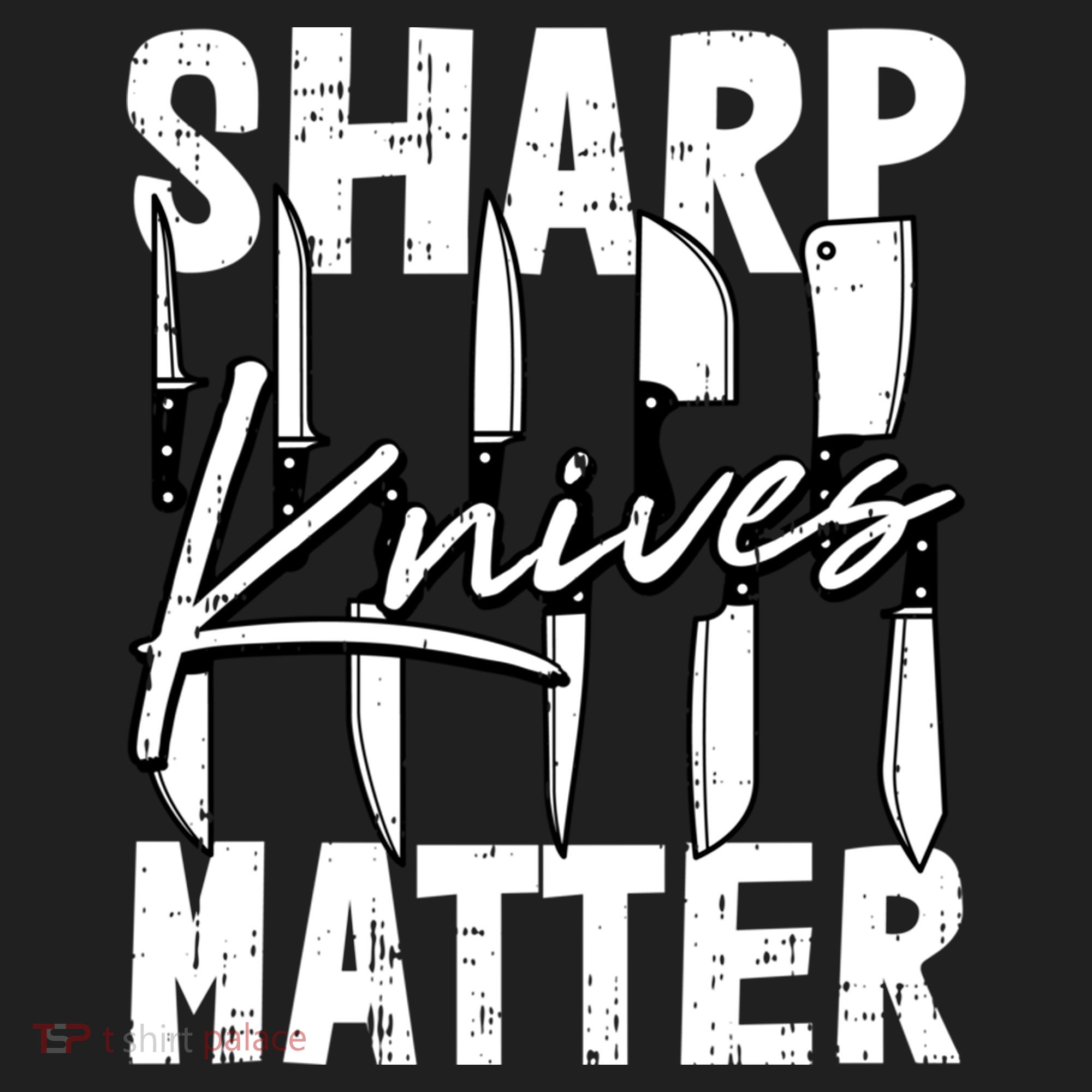 Sharp Knives Matter Motive Cooking Chef Gift Beanie