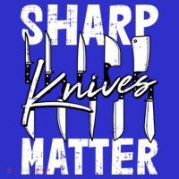 Sharp Knives Matter Motive Cooking Chef Gift Coaster thumb 2