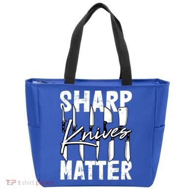 Sharp Knives Matter Motive Cooking Chef Gift Tote Bag