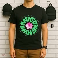 South Korea National Flower Mugunghwa Rose Of Sharon Gift T-Shirt thumb 6