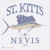 St. Kitts & Nevis Vintage Sailfish Cooling Performance Crew T-Shirt thumb 4