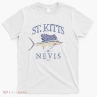 St. Kitts & Nevis Vintage Sailfish T-Shirt thumb 0