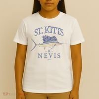 St. Kitts & Nevis Vintage Sailfish T-Shirt thumb 4