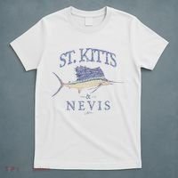 St. Kitts & Nevis Vintage Sailfish T-Shirt thumb 5