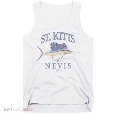 St. Kitts & Nevis Vintage Sailfish Tank Top