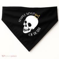 Simple Kings Of Death USA-Made Doggie Bandana thumb 0