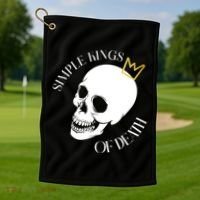 Simple Kings Of Death Golf Towel thumb 1