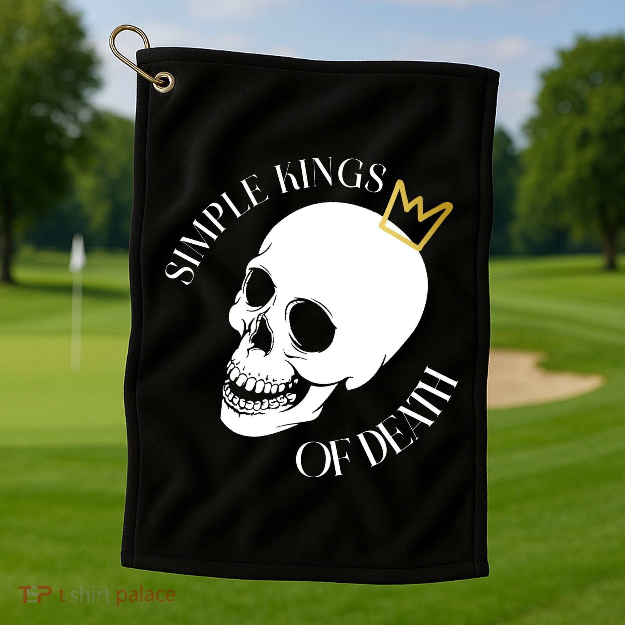 Simple Kings Of Death Golf Towel