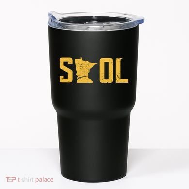 Skol Helmet Vintage Viking Logo Tumbler