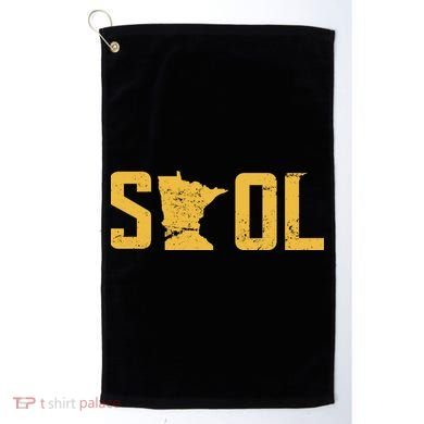 Skol Helmet Vintage Viking Logo Golf Towel