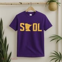 Skol Helmet Vintage Viking Logo T-Shirt thumb 2